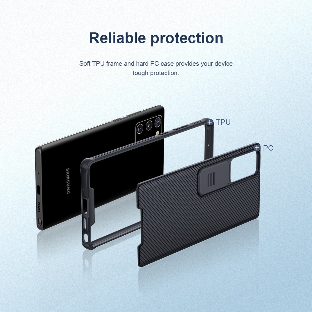 Ốp lưng bảo vệ Camera SamSung Galaxy Note 20, Note 20 Ultra chính hãng NILLKIN CamShield  bảo vệ máy một cachs hoàn hảo