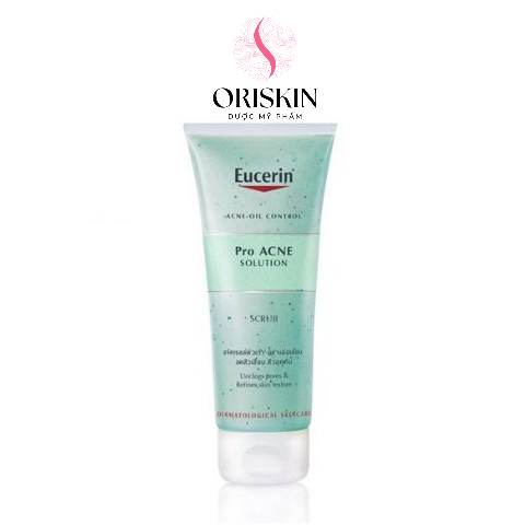 Eucerin Gel Tẩy Da Chết Da Mụn Eucerin Pro ACNE Solution Scrub 100ml