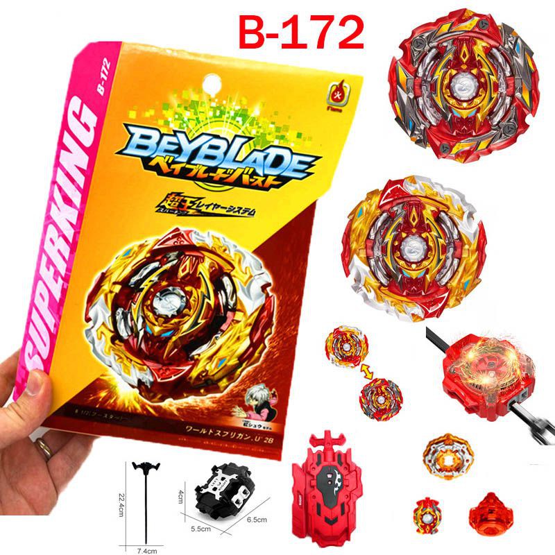 Bộ đồ chơi con quay Beyblade Burst Superking Booster B-172 World Spriggan 2B B172 (2 mặt) với nhiều kiểu tùy chọn