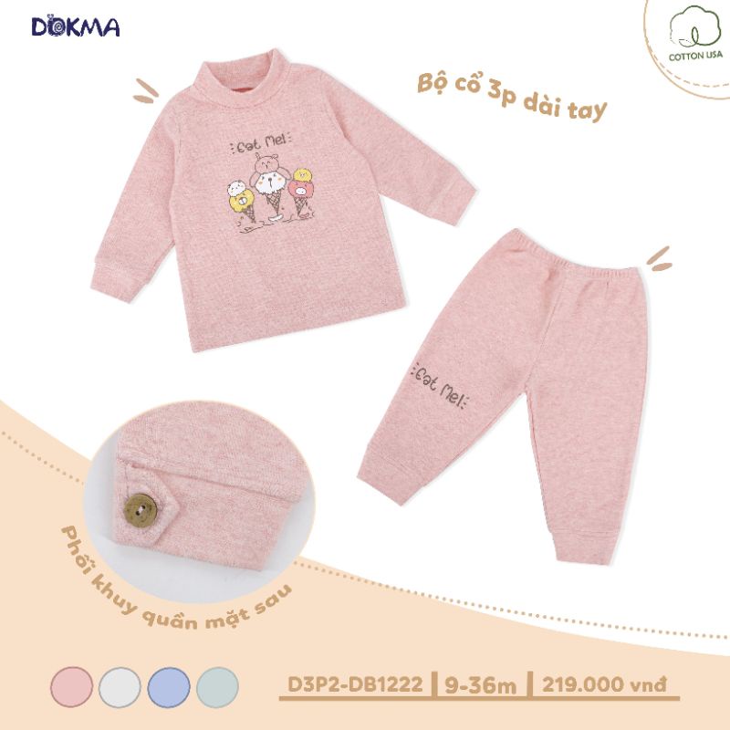 Bộ nỉ cổ 3 phân DB1222