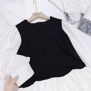 Áo Sơ Mi Trắng Tay Bồng