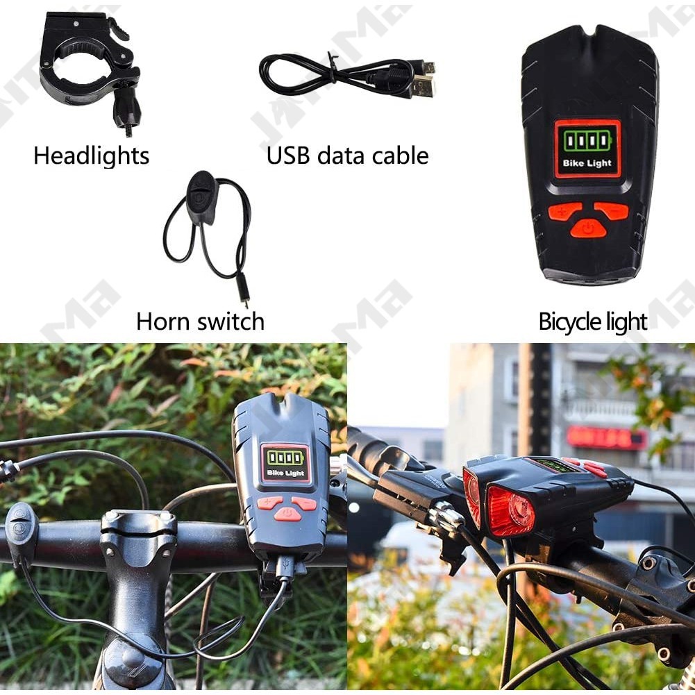 USB rechargeable bike light, 800 lumens headlight
