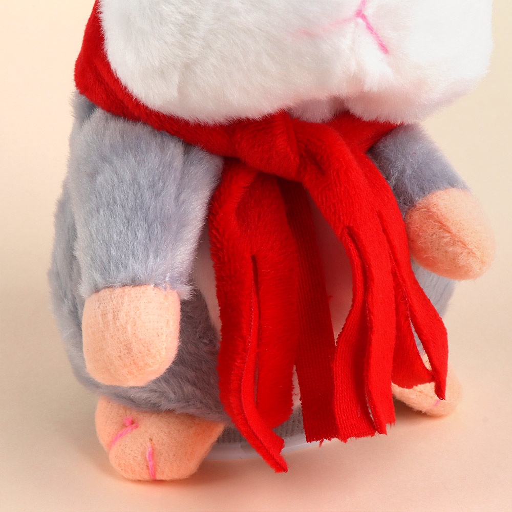 Chuột Hamster Nhồi Bông Biết Nói Trang Trí Cây Thông Giáng Sinh