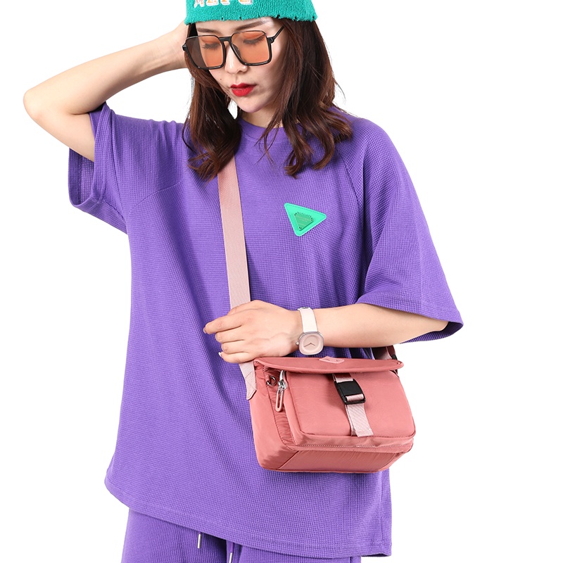 Túi Đeo Chéo Canvas Chống Thấm Nước Phong Cách Hàn Quốc Beg Tangan Wanita Murah Cantik