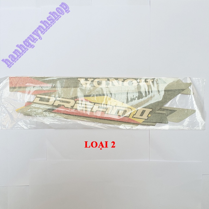 Tem Hồng Dream 2 Chữ To Hàng Đẹp 3 Lớp