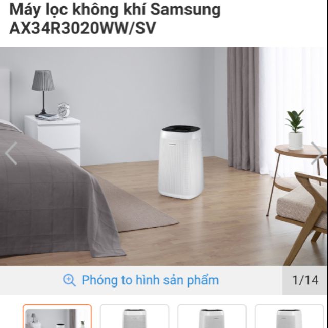 Máy lọc không khí Samsung AX34R3020WW/SV