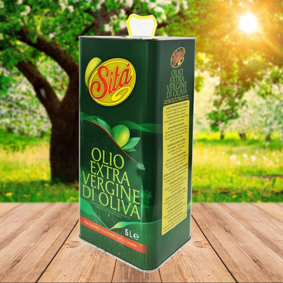 Dầu Oliu Extra Virgin Italia Siêu Nguyên Chất CAN 5L Kojin Dầu Olive Extra Virgin Olive Oil Hàng Mới Nhập Khẩu Ý