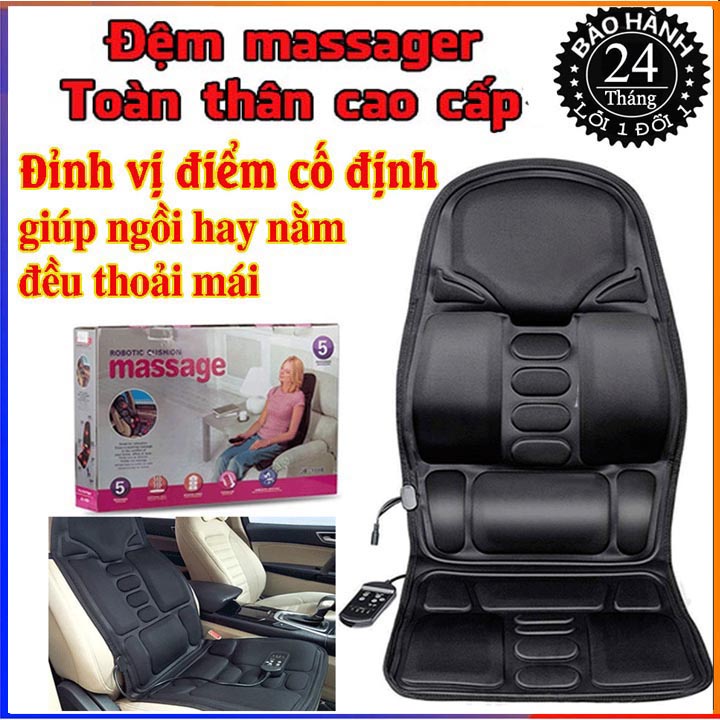 Đệm ghế massage trên ô tô trên ghế cho gia đình nhỏ gọn tiện lợi gấp gọn