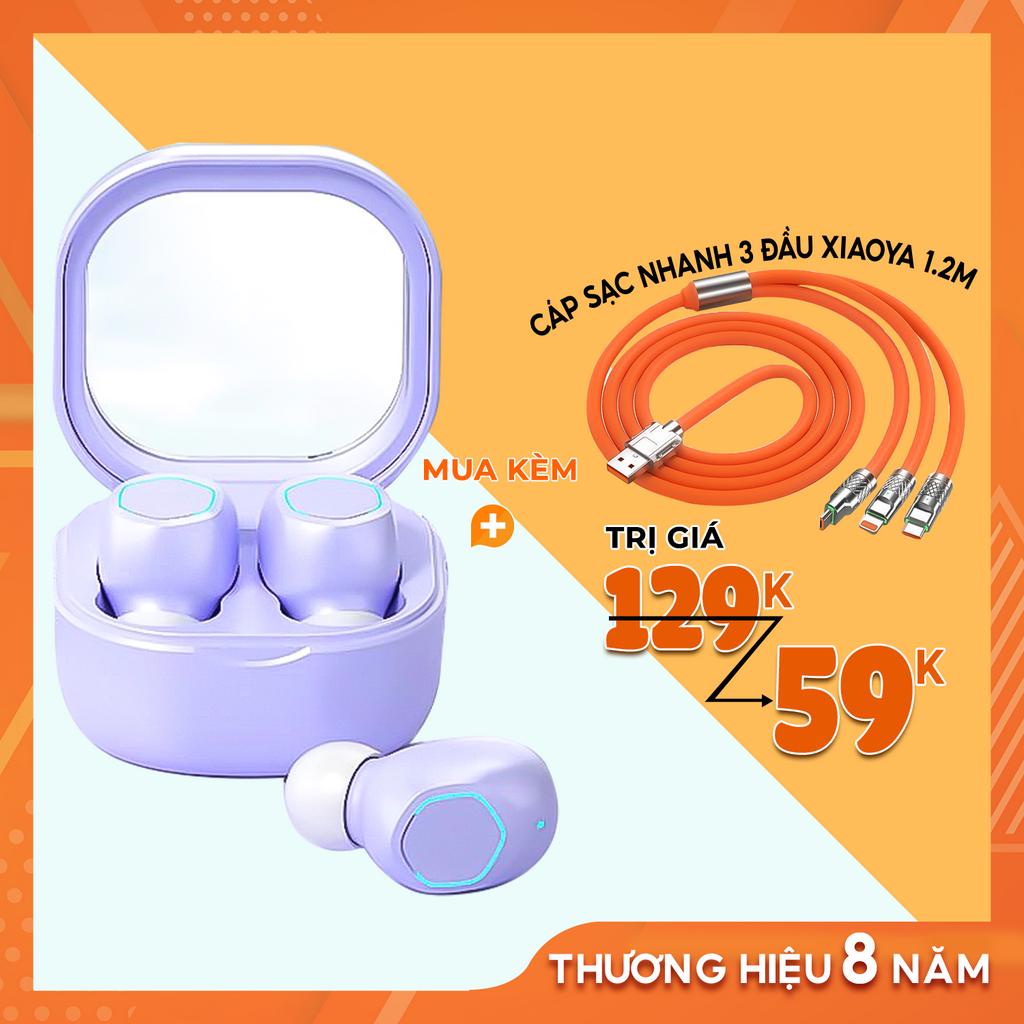 Tai Nghe TWS Purple Dream T01, Bluetooth 5.3, Độ Trễ Thấp, ENC, Âm Thanh Sống Động
