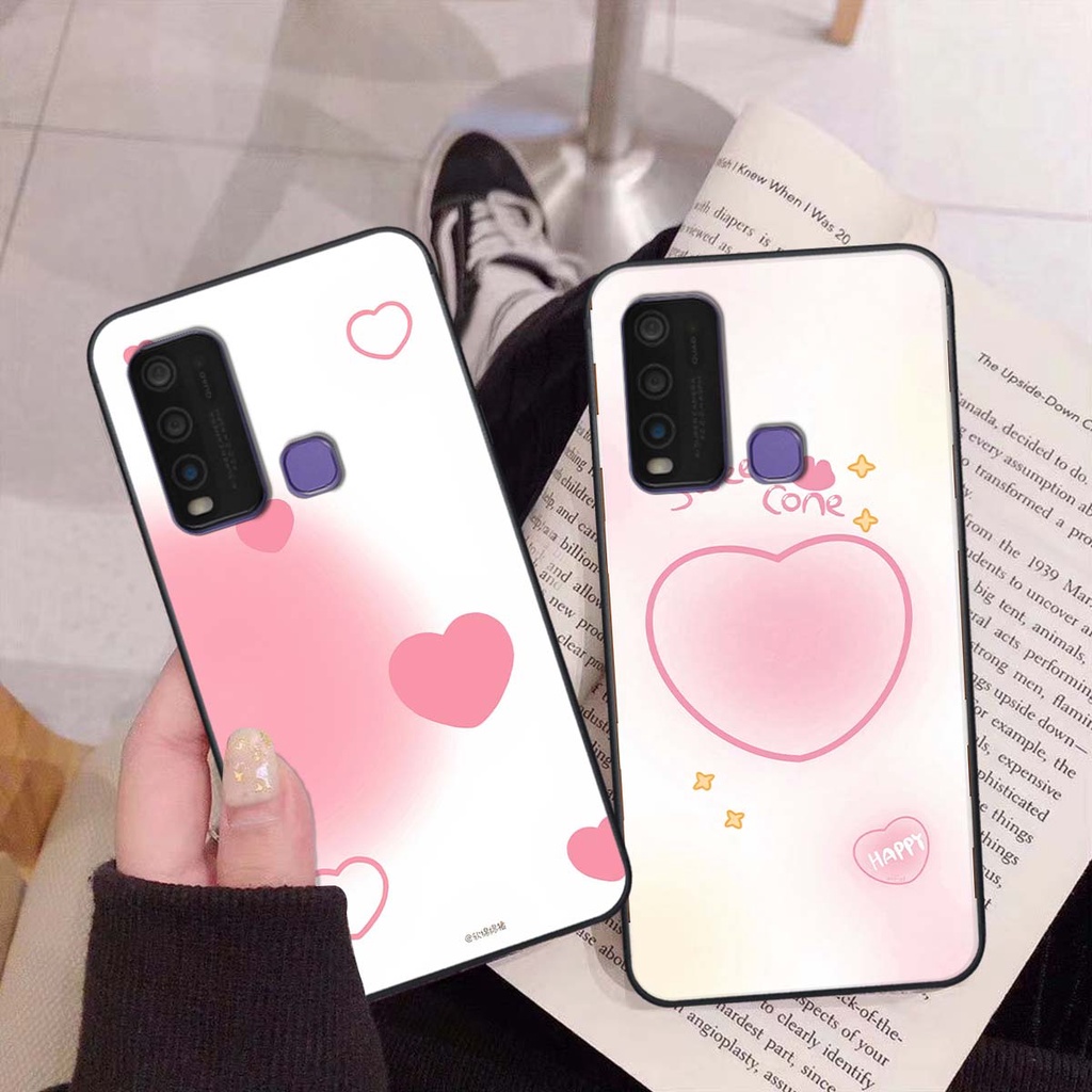 Ốp Vivo Y30 / Y50 in hình trái tim, caro kẹo ngọt đầy cá tính siêu đẹp siêu chất