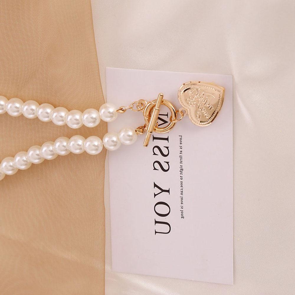 BACK2LIFE Dây Chuyền Mặt Đá Quý Phong Cách Vintage Thanh Lịch Cho Nữ