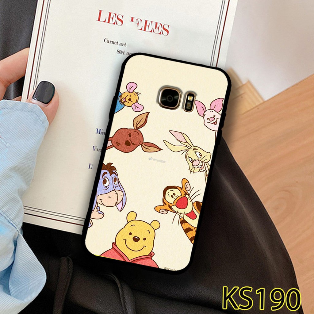 Ốp lưng Samsung S6/S6 Edge/S7/S7 Edge in hình Gấu Pooh  siêu đẹp, độc, lạ_KINGSTORE.HN_Ốp SS S6/S6E/S7/S7E