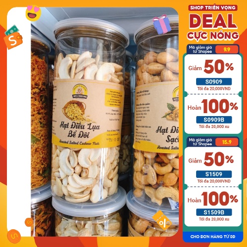 Hạt điều rang muối kèm các loại 500gr TAIWANFOOD.SG