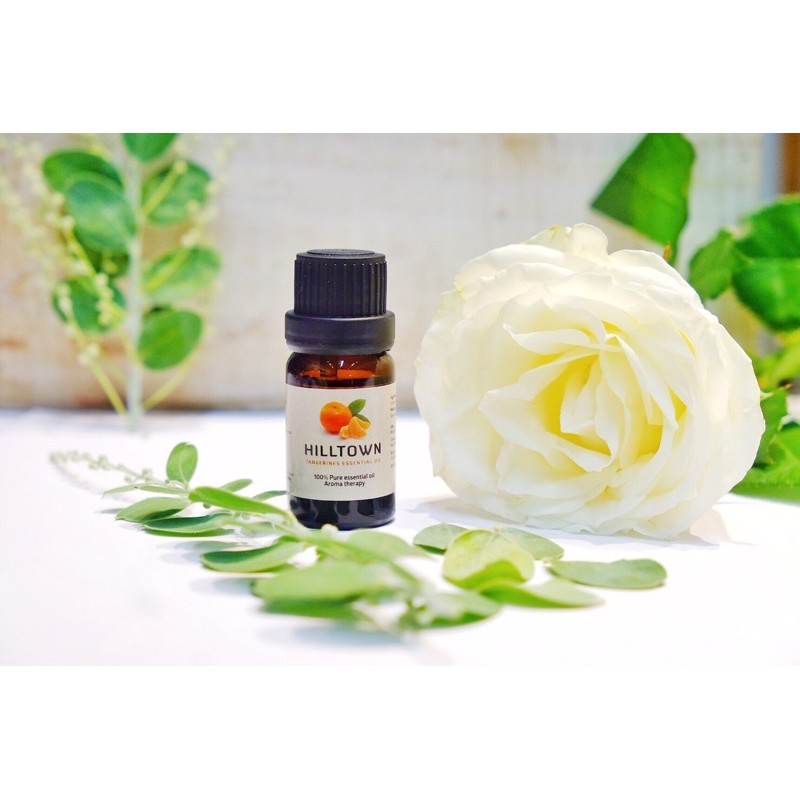 Tinh dầu vỏ quýt HILLTOWN hỗ trợ làm đẹp da giúp giảm mụn và loại bỏ bã nhờn, giúp tóc thơm và giảm gãy rụng, lọ 10ml