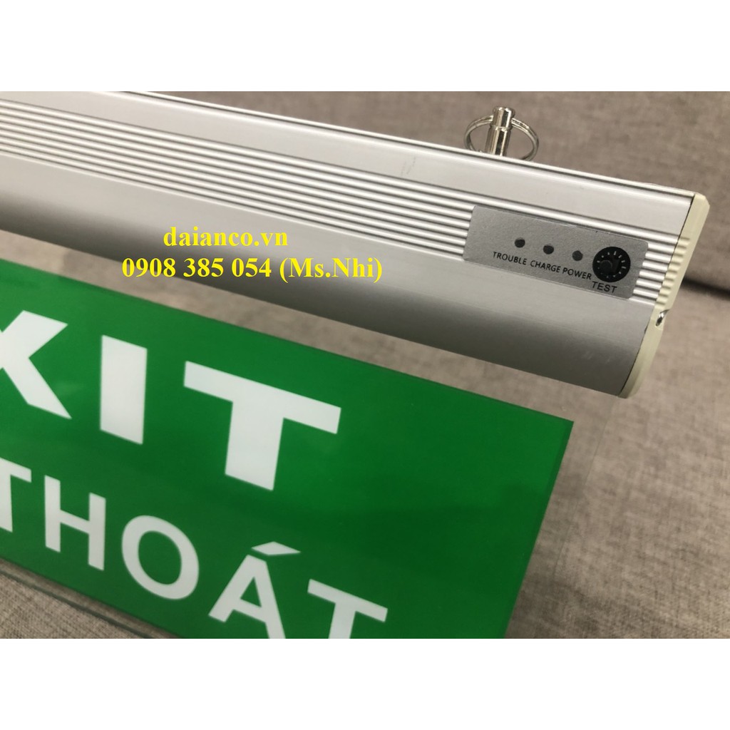 [HCM] Khuyến mãi Biển Chỉ Dẫn Thoát Nạn Hai Mặt Exit Lối Thoát YF-1019 (YF2- 0ELT-1019)