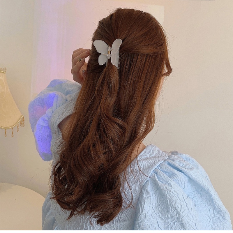 Kẹp Tóc Hình Bướm Ba Chiều Màu Sắc Ngọt Ngào Phong Cách Hàn Quốc