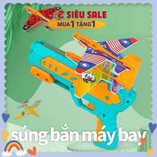 Súng Đồ Chơi Bắn Máy Bay Dành Cho Trẻ Em, Đồ Chơi Súng Phóng Máy Bay Lượn Mô Hình Trẻ Em