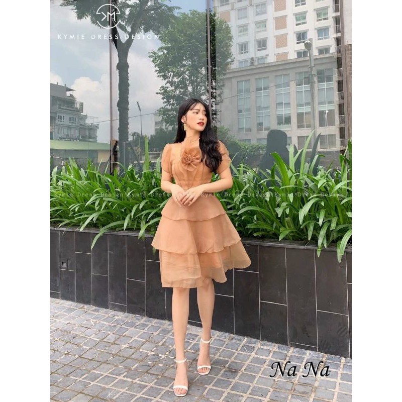 váy hoa ngực V260 kèm ảnh thật | BigBuy360 - bigbuy360.vn