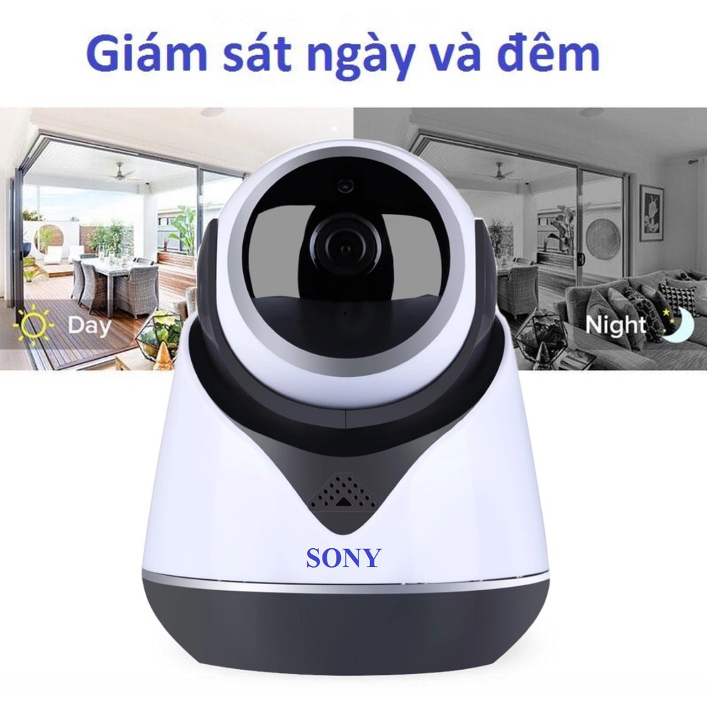 Camera IP wifi kết nối không dây trong nhà Xoay 360 độ SONY-C19Y200 Full HD 1080P
