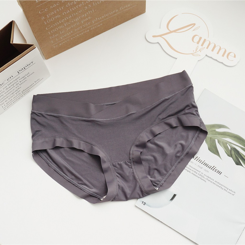 [Mã LT20 giảm 20K đơn 150K] Quần lót bầu chất liệu tơ lạnh mềm mại thoáng mát 6 màu by LAMME | BigBuy360 - bigbuy360.vn