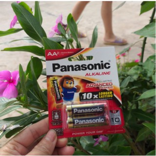 Pin Tiểu 2A (AA), 3A (AAA): Panasonic Alkaline (Vỉ 2 Viên - Pin Thật Chính Hãng)