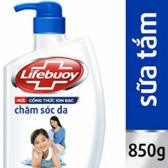 Sữa Tắm Lifebuoy Chăm Sóc Da 850ml (X/đậm)