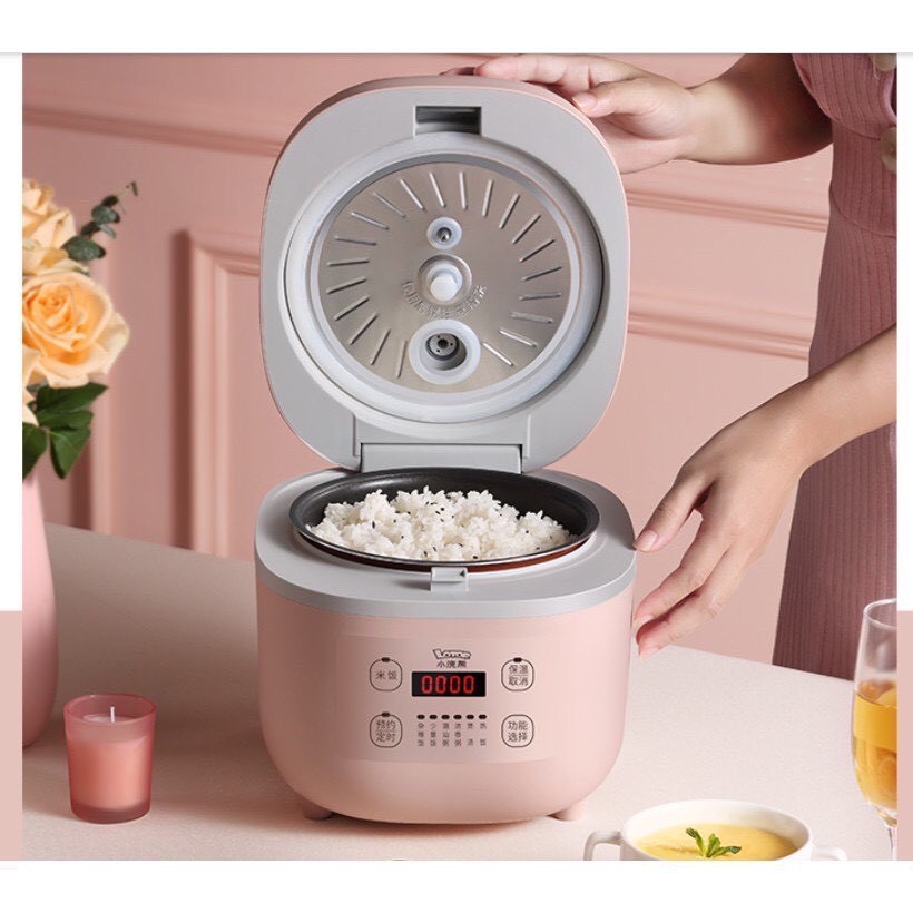 [CHÍNH HÃNG] [1 đổi 1] Nồi cơm điện MINI 2L đa năng - Hầm xương - Nấu Cháo - Hấp - Hàng nội địa Trung Cao Cấp, Tiện ích | BigBuy360 - bigbuy360.vn