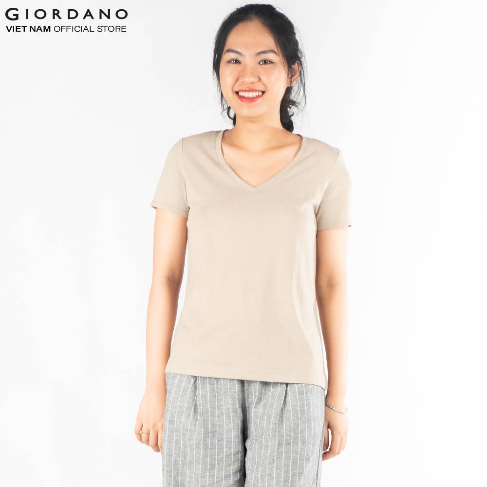 Áo Thun Nữ Cổ Tim Giordano 05329323