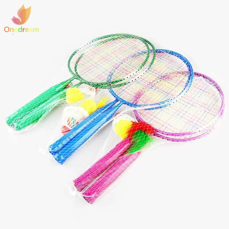 Cặp Vợt Cầu Lông Kèm Bóng Đồ Chơi Cho Trẻ Em