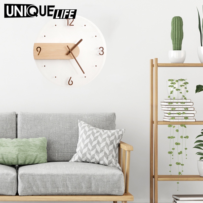 Đồng Hồ Treo Tường Trong Suốt 16 inch Yoyoyo01 Thiết Kế Đơn Giản Hiện Đại Sáng Tạo Trang Trí Nhà Cửa