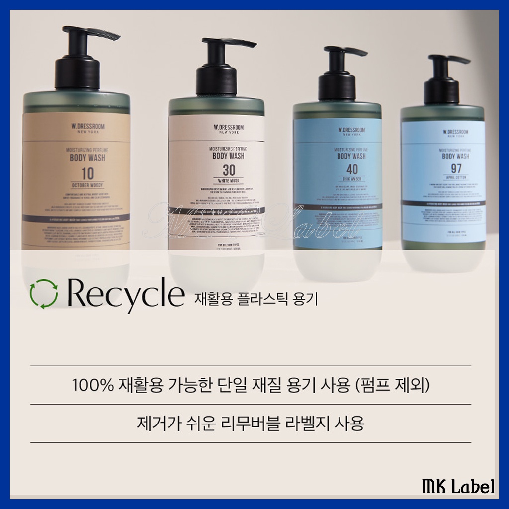 Sữa dưỡng thể W.Dressroom hương nước hoa giữ ẩm cho da số 97 500ml