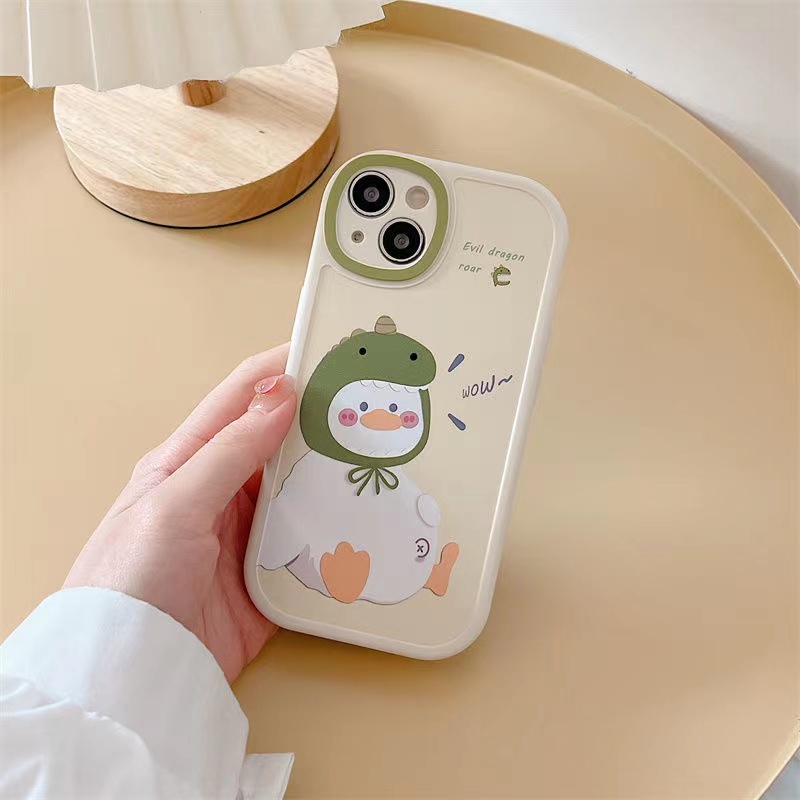 Case Samsung A13 4G A23 A33A53 A52S A52 A03 A03S A12 A32 4G A20 A30 M12 A73 A20S A21S A50 A50S A51 A30S A22 5G M23 A22 4G M22 A72 A71 S20 FE S21 FE S22 S22 Plus S22 Ultra M32 A13 5G cartoon cute duck phone case