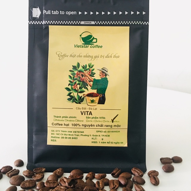 Cafe nguyên chất Vietstar :vita 4