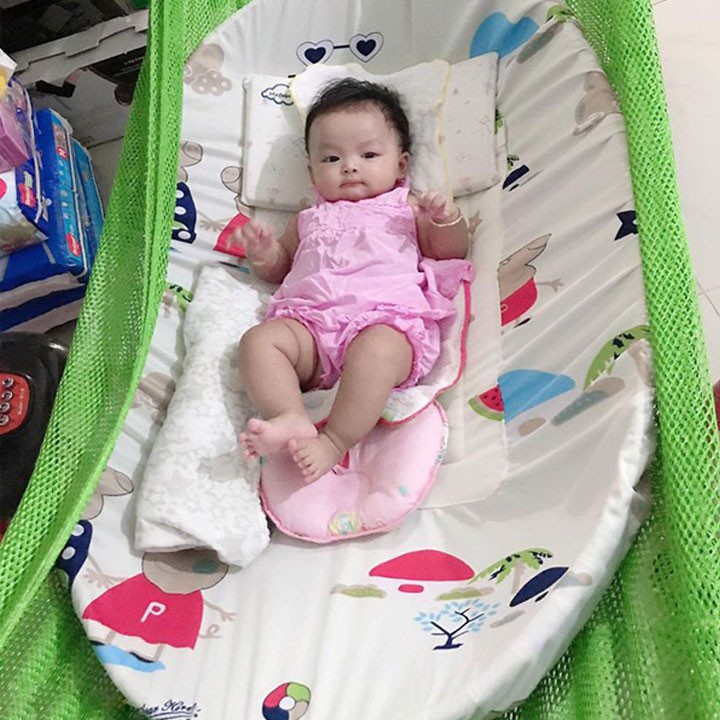 Nệm lót nôi tre cho bé