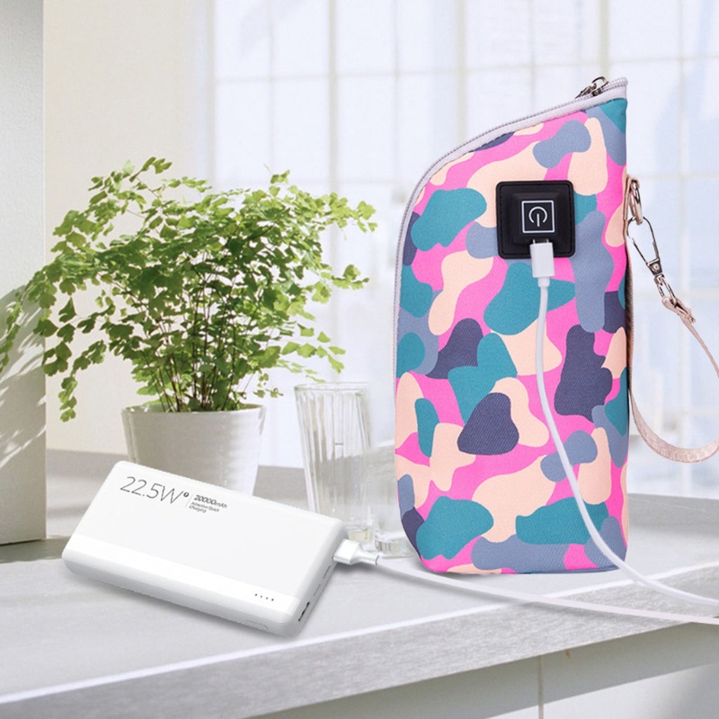 Vỏ Bọc Giữ Ấm Bình Sữa USB Cho Bé Sơ Sinh