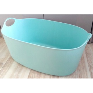 Chậu giặt, Thau đựng đồ, Chậu đựng đồ giặt bằng nhựa dẻo TORKIS IKEA