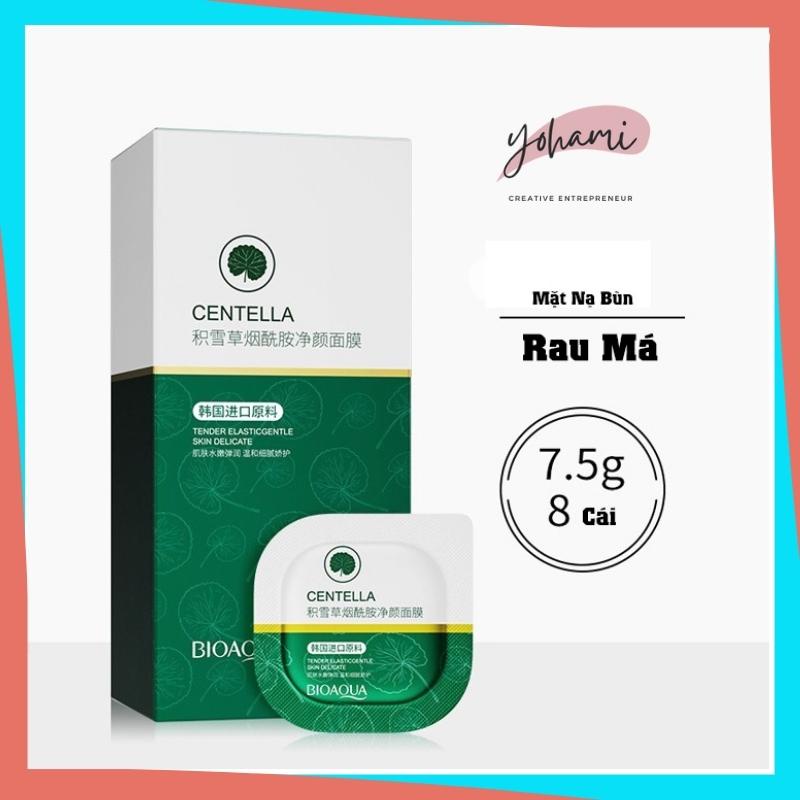 Mặt Nạ Bùn Khoáng Non Rau Má BIOAQUA Mặt Nạ Dưỡng Ẩm Phục Hồi Da Dưỡng Trắng Da Giảm Mụn Đầu Đen Cho Da Hỗn Hợp