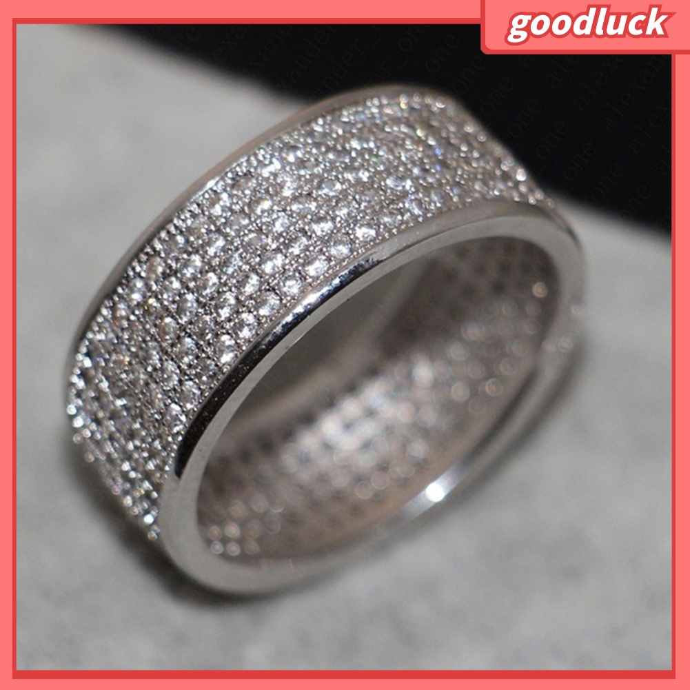 Nhẫn đính đá kiểu dáng sang trọng thanh lịch dành cho nữ