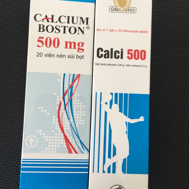 Iên sủi canxi calcium calci 500- hỗ trợ bổ sung canxi cho người bị loãng xương- chuột rút