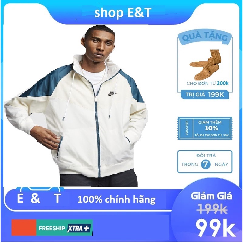 Áo Khoác Nike Chính Hãng Logo Thêu Chất Gió Cao Cấp - Shop Q&V QV