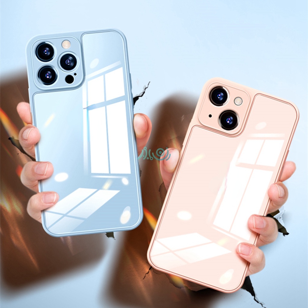Ốp điện thoại silicon trong suốt siêu mỏng chống sốc thời trang cho iPhone 12 13 Pro Max 11 Pro MAX XS MAX X