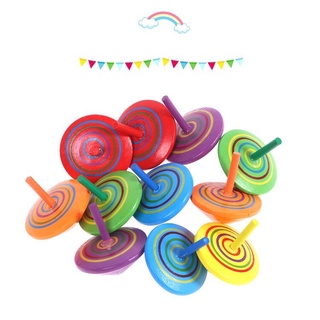 Set 2 con quay gỗ - bông vụ gỗ