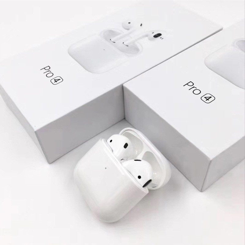 Tai nghe nhét taiBluetooth không dây  Pro 4 tích hợp tất cả điện thoại Apple iPhone, Samsung, Oppo, Xiaomi, Sony, VSmart