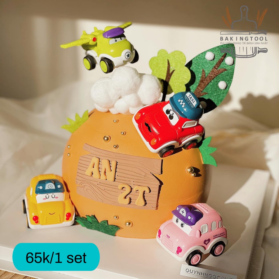 Set 6 xe + máy bay sắc màu SP068288