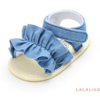 Giày Sandal Đính Nơ Cho Bé Gái