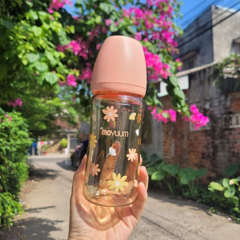 Bình Sữa Moyuum Hoa Cúc Chính Hãng 170ml/270ml.