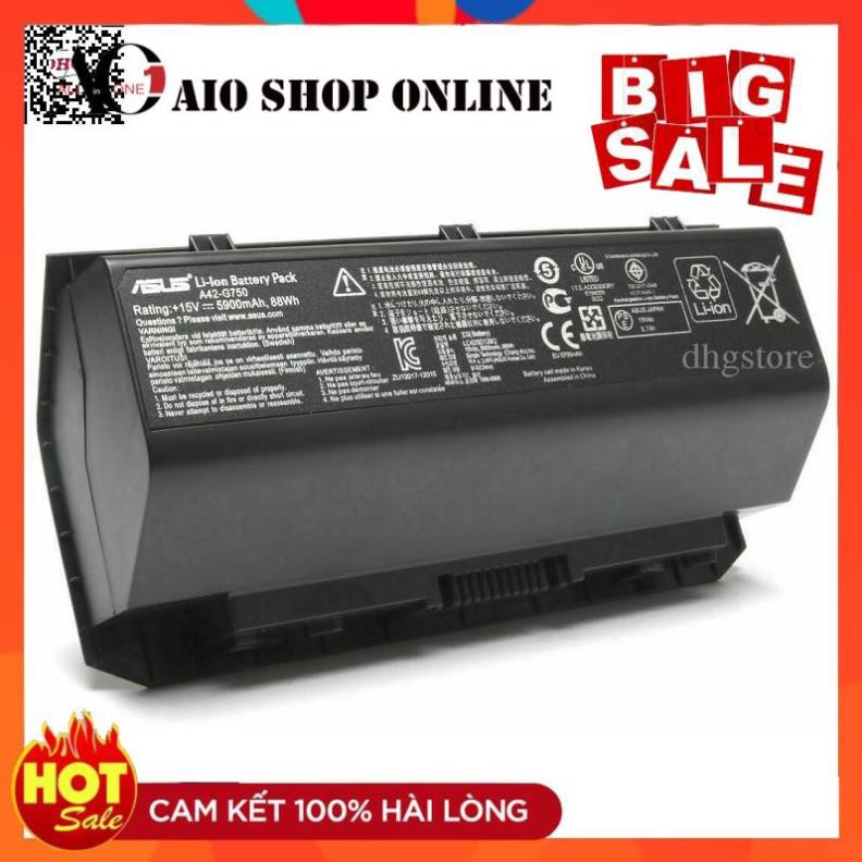⚡ Pin laptop Asus G750JX G750 G750JH G750JW G750JS G750JZ G750J A42-G750 Battery Zin