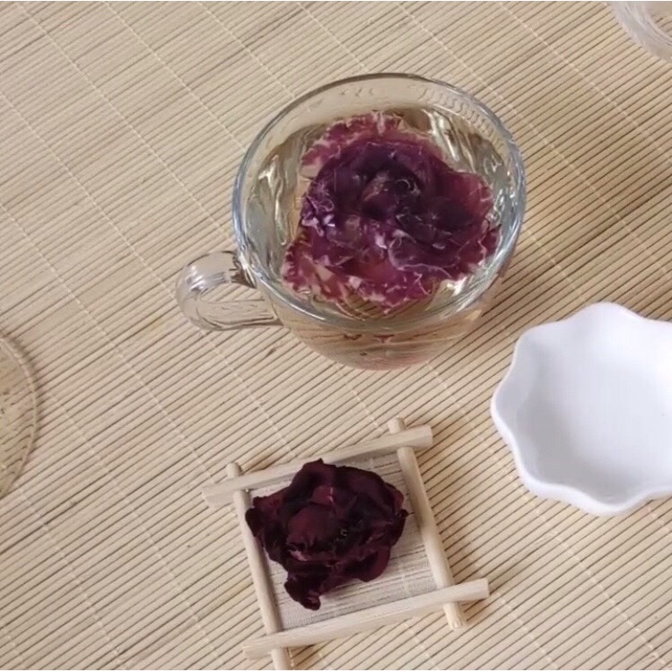 Trà hoa hồng đỏ nguyên bông túi 100g