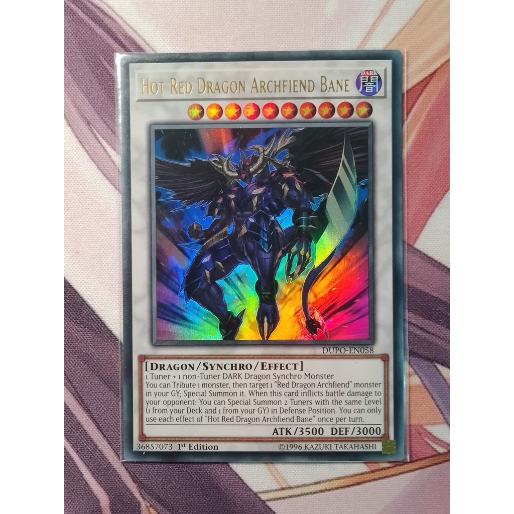 Thẻ Bài Yugioh: Hot Red Dragon Archfiend Bane DUPO-EN058