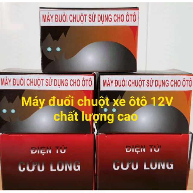 Máy đuổi chuột Cabo xe ôtô hiệu quả cao- Máy Đuổi Chuột Gầm Xe Hơi 12V